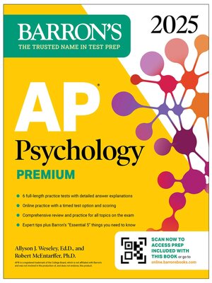 cover image of AP Psychology Premium, 2025